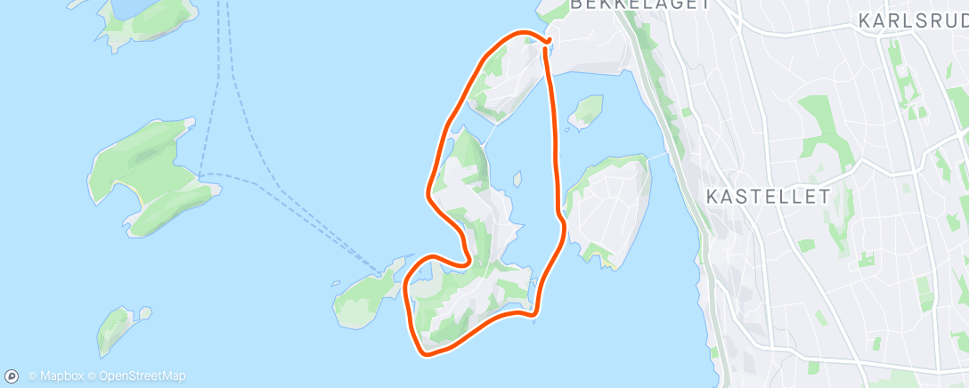 アクティビティ「Lunch Kayaking」の地図