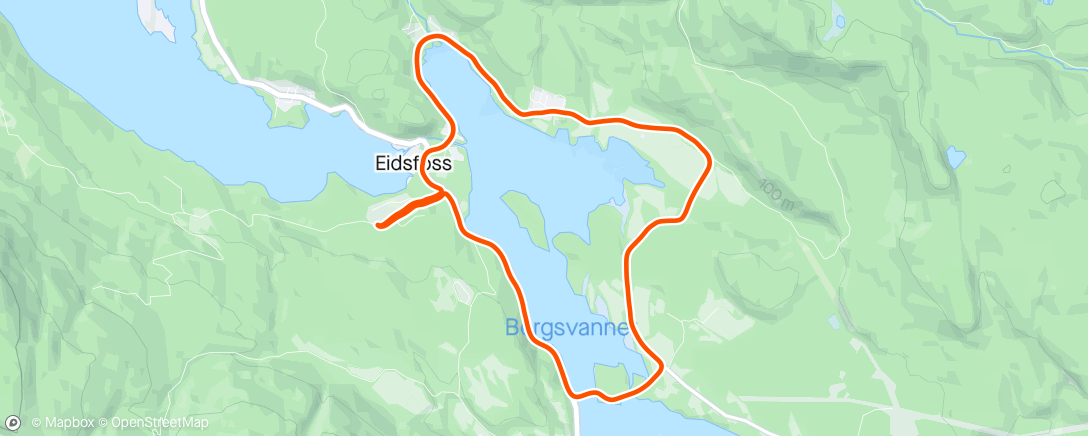 Map of the activity, Rundt Rød