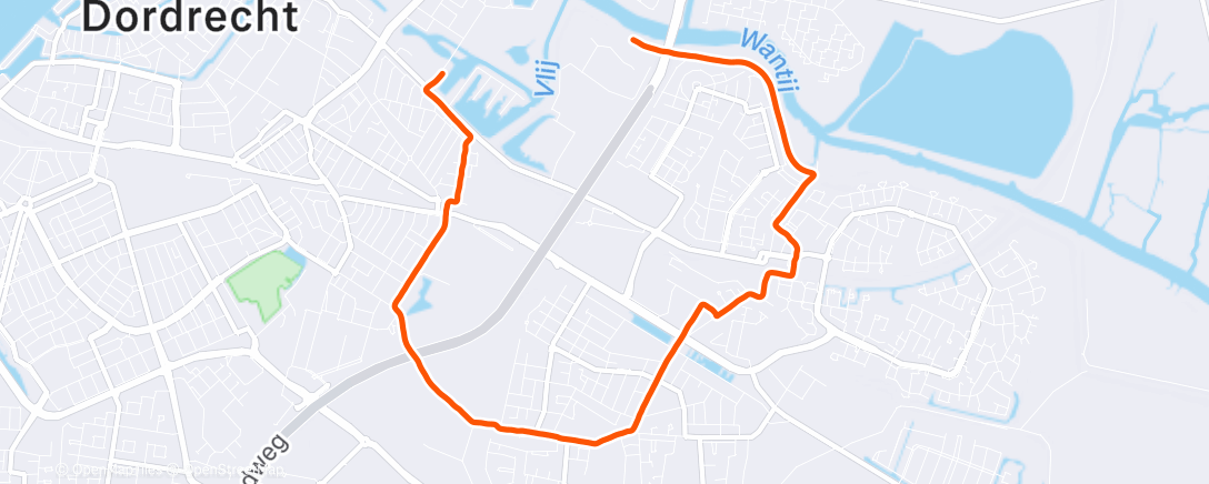 Map of the activity, Stadspolders