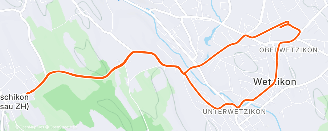 Map of the activity, Morning Ride