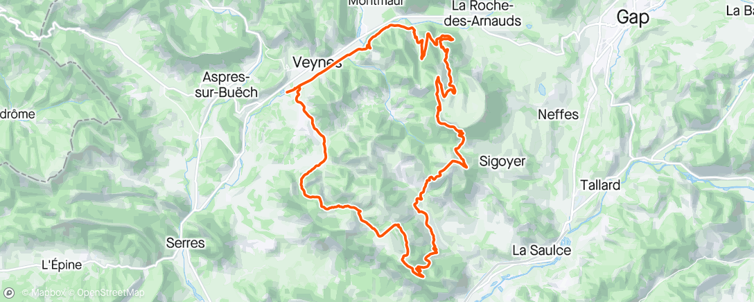 Map of the activity, Celui qui klaxonnait en descente ! 📣📣📣