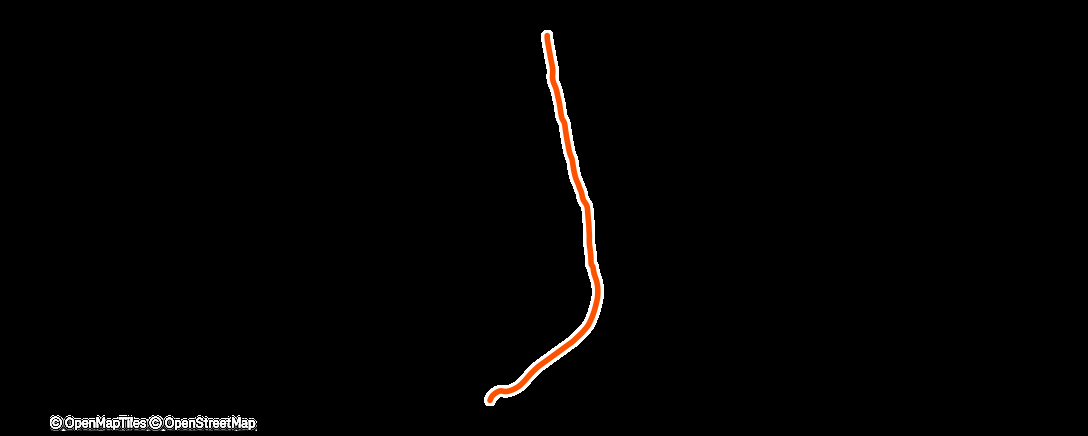 Map of the activity, Carrera de mañana