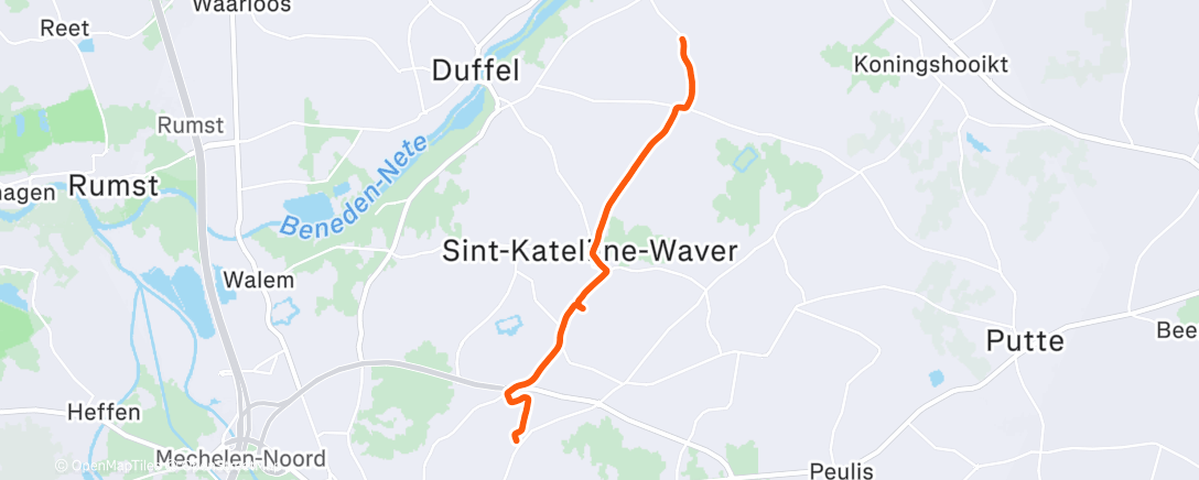 Map of the activity, Kerst er af lopen