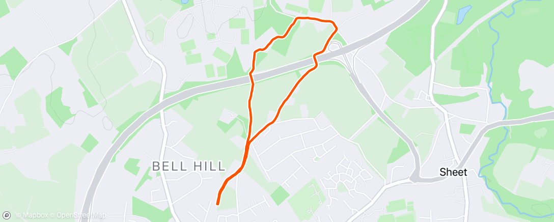 Map of the activity, Dog jog 🐶