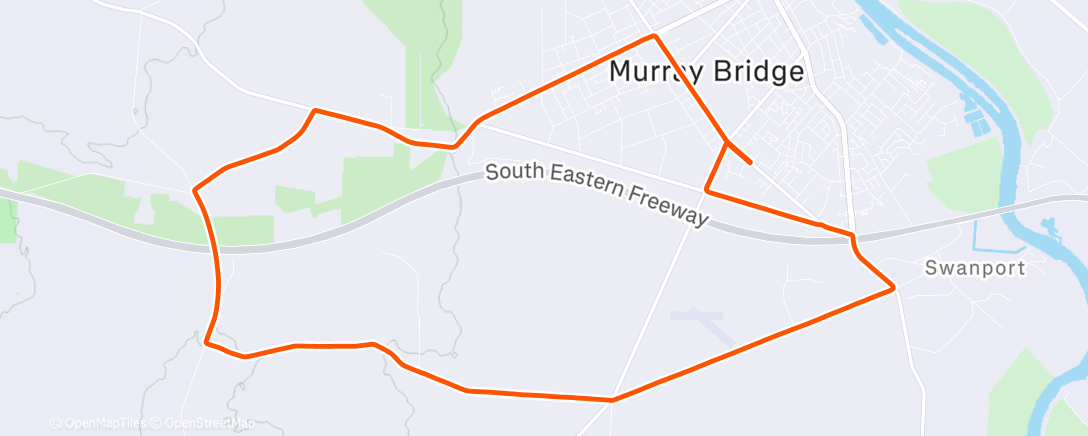 Map of the activity, Afternoon Ride