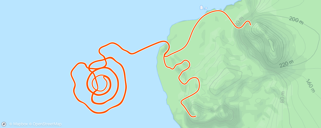 Carte de l'activité Zwift - Downtown Eruption in Watopia