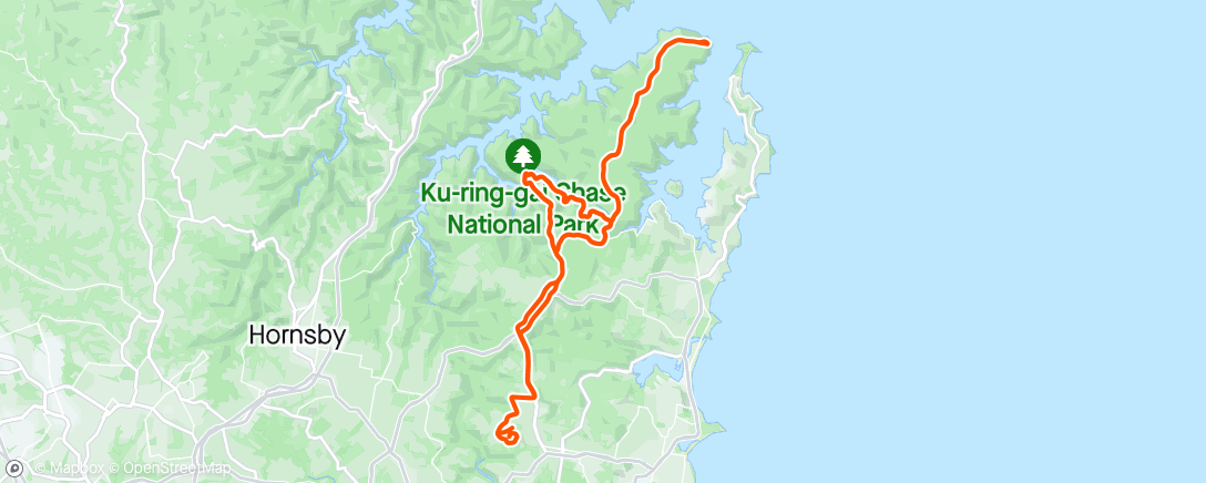 Map of the activity, Akuna and West Head