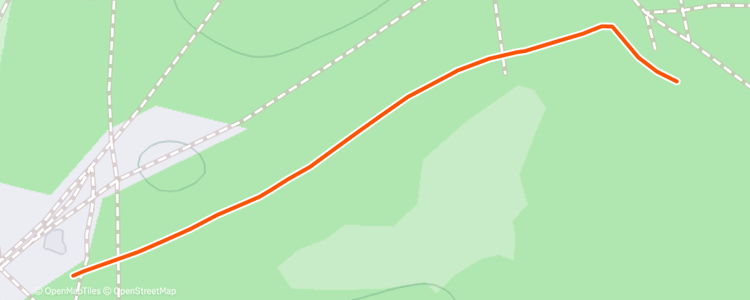 Map of the activity, Morning Run