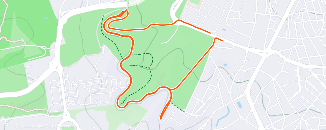 Карта физической активности (Bike & run)