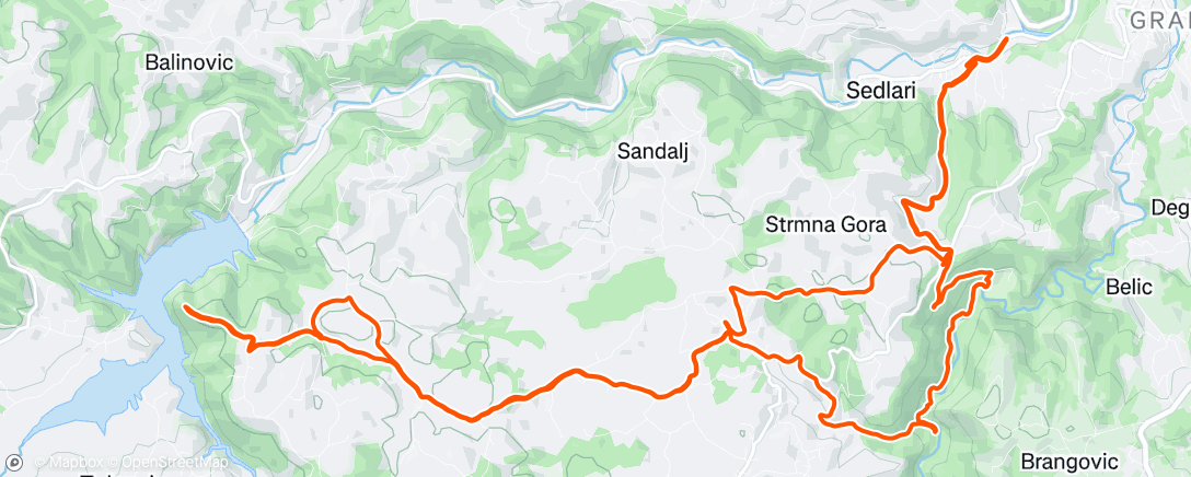 Map of the activity, Morning Activity