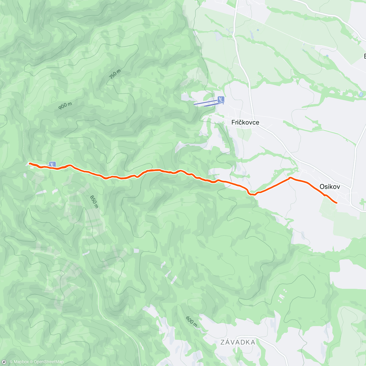 Map of the activity, Čergov #39