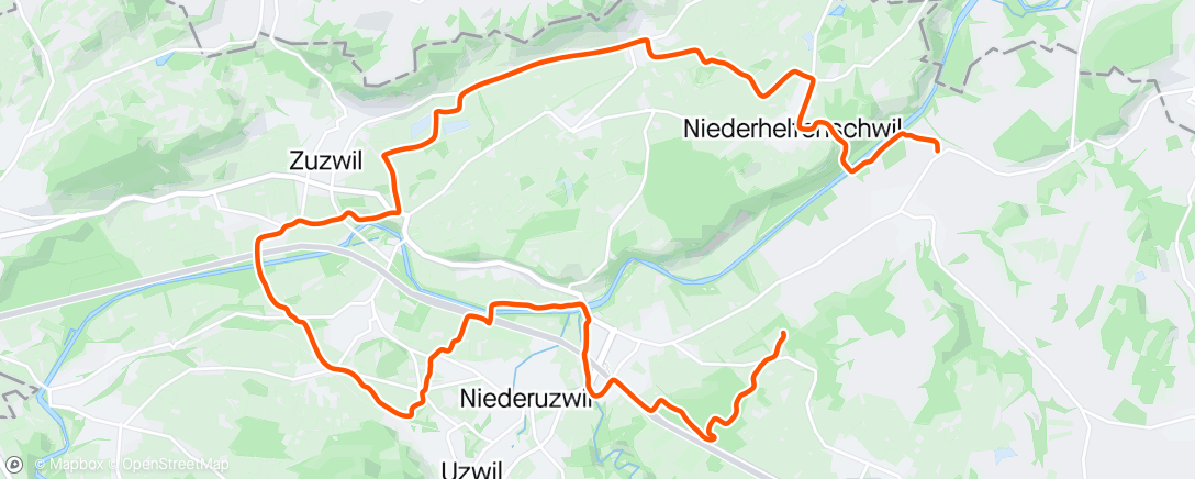 Karte der Aktivität „Mountainbike-Fahrt zur Mittagszeit”
