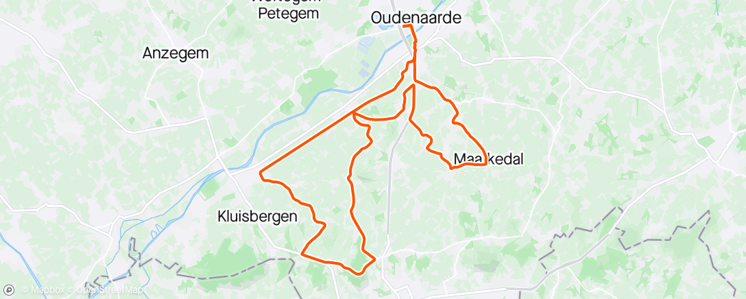 Map of the activity, Paterberg ✔️ Koppenberg ✔️ Taaienberg ✔️