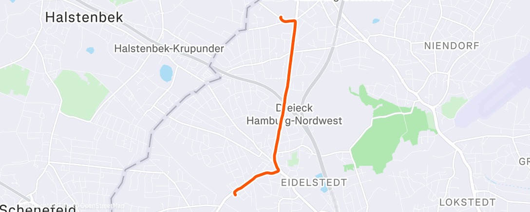 Map of the activity, Afternoon Ride