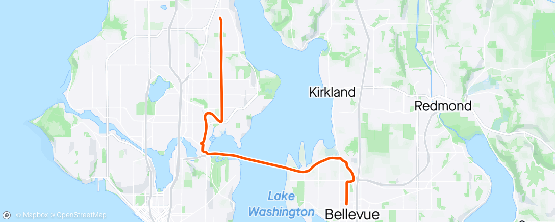 Map of the activity, Afternoon Ride