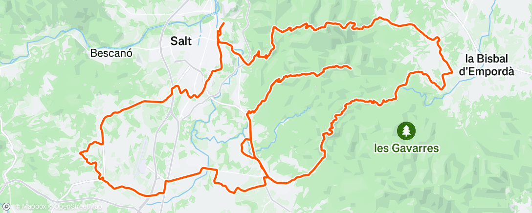 Map of the activity, Morning Ride