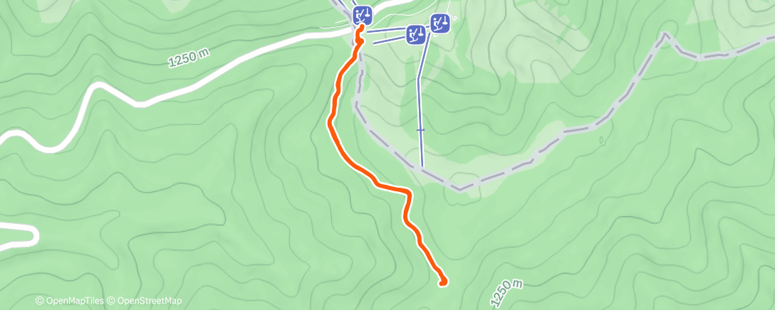 Карта физической активности (Afternoon Workout)