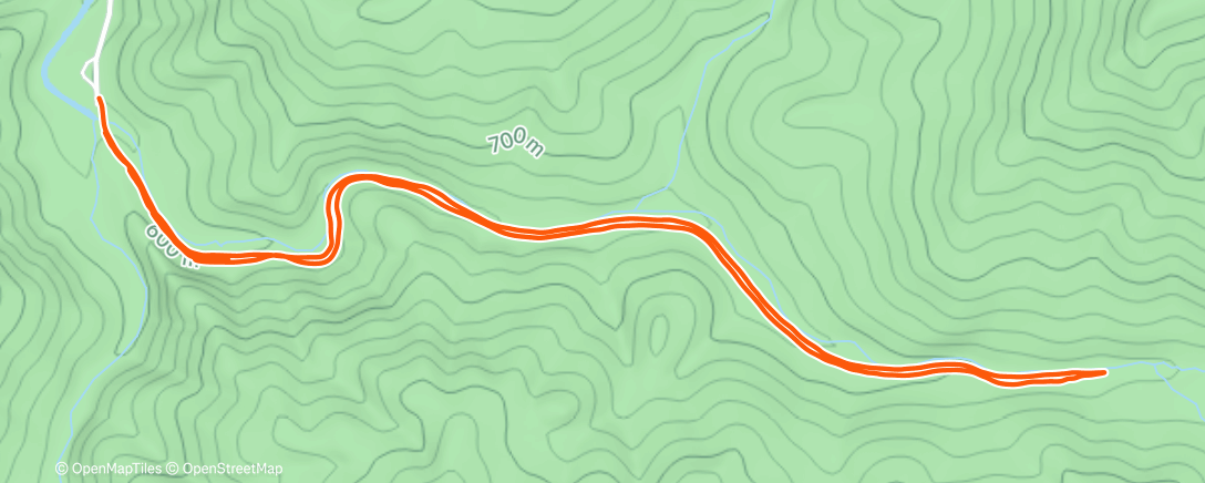 Map of the activity, Short one on the trails