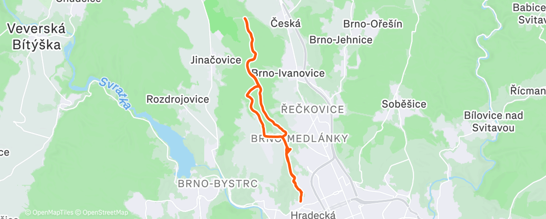 Map of the activity, Skalka