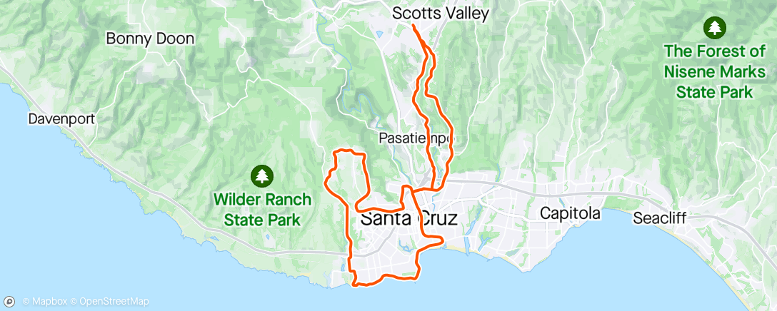 Map of the activity, SV - UCSC