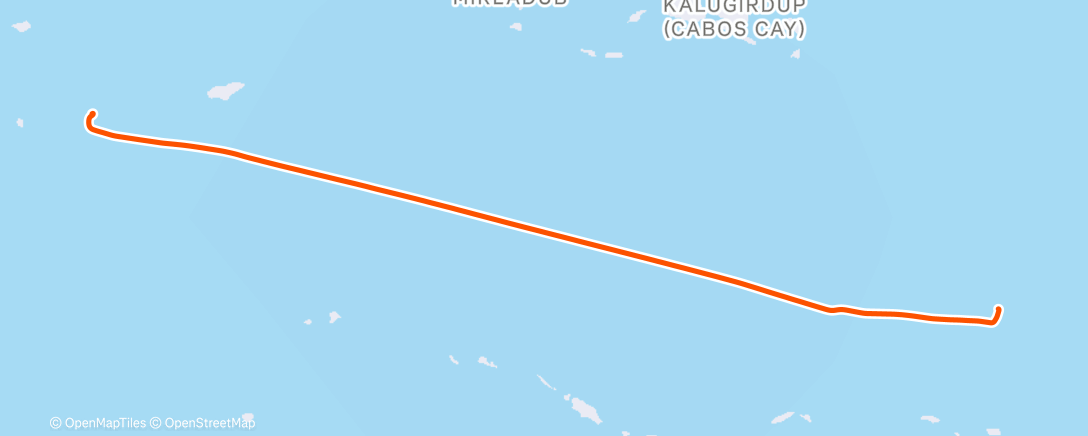 Карта физической активности (Cocos Banderos to Banedup)