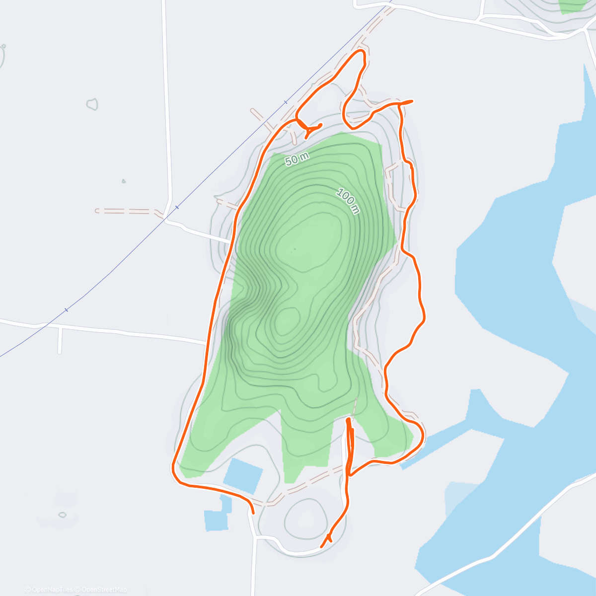 Map of the activity, Kampong Trach Mountain Park