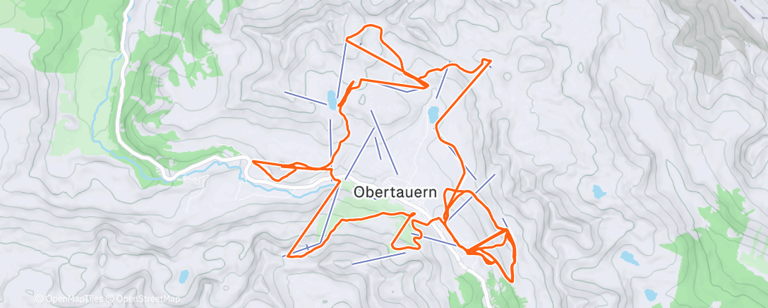 Карта физической активности (Morning Alpine Ski)