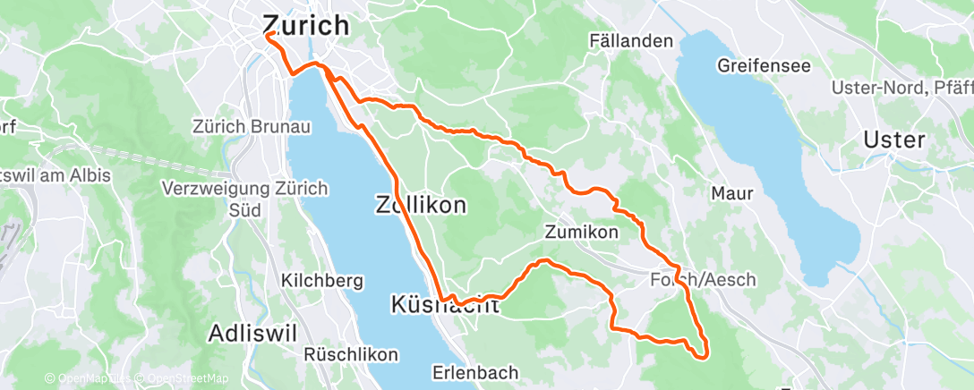 Карта физической активности (tour de tobel)