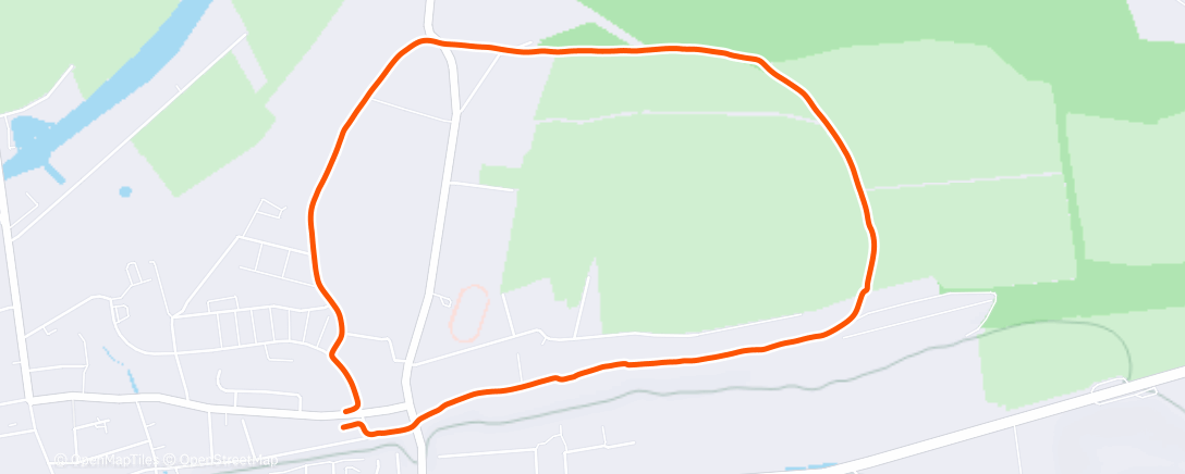 Map of the activity, Morning Walk