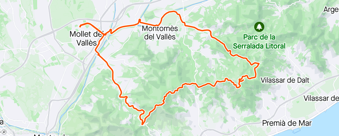 Map of the activity, Sant Mateu