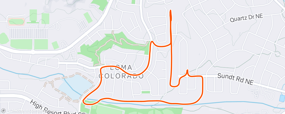 Mapa da atividade, Morning Run