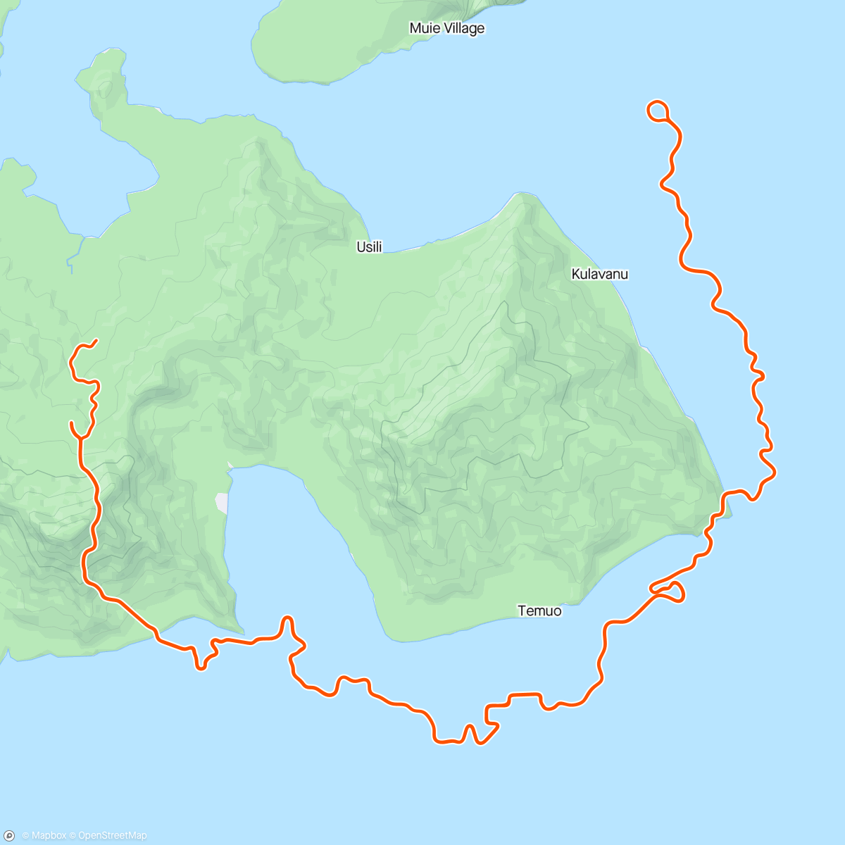 Map of the activity, Zwift - Group Ride: AHDR Progressive Bacon Rolls p/b JetBlack (C) on Coast Crusher in Watopia