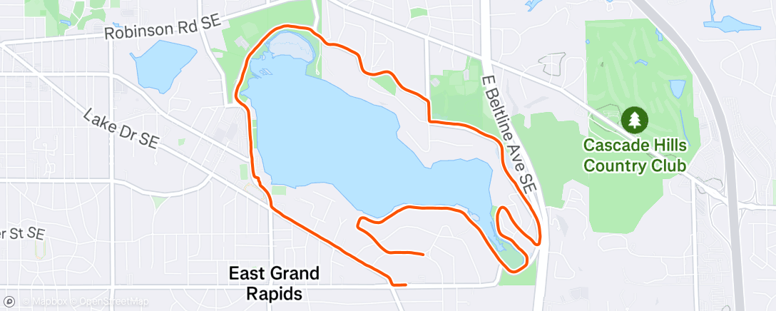 Map of the activity, ⛅ Morning Run