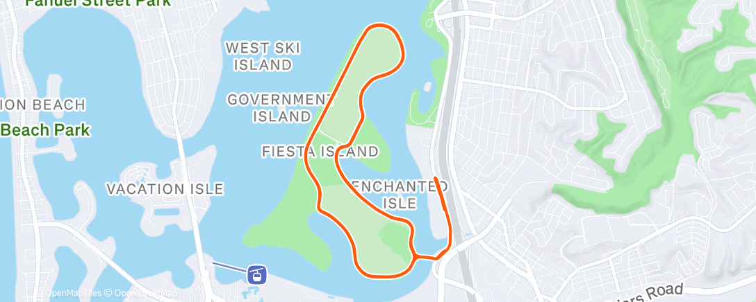 Map of the activity, Anaerobic Activation and Low Cadence Reps