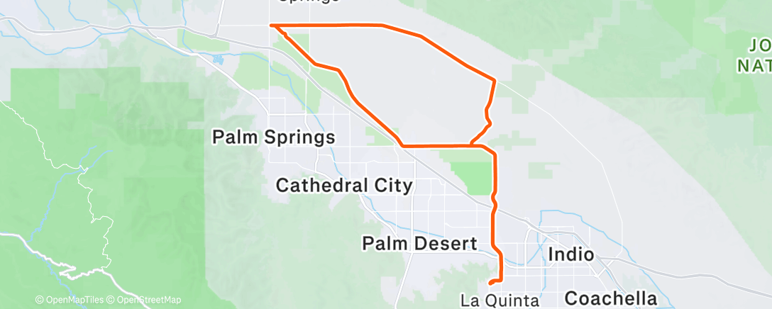 Map of the activity, 10,000 miles