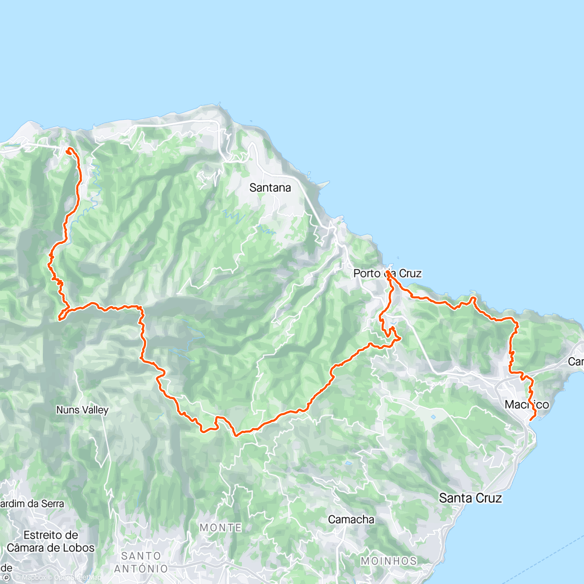 Mapa de la actividad (MIUT 60 - Beautiful Madeira…)