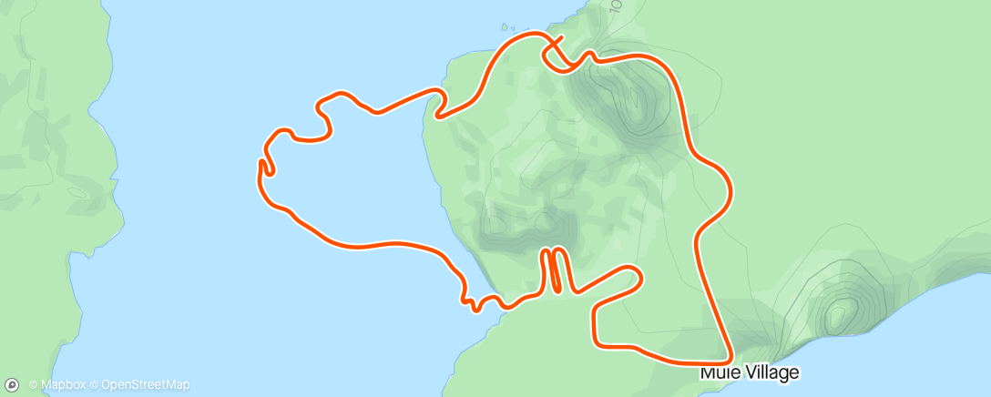Map of the activity, Zwift - TTT: WTRL Team Time Trial - Zone 9 (FRAPPE) on Volcano Flat in Watopia
