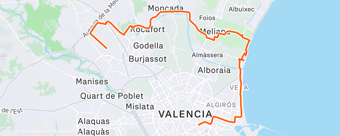 Map of the activity, Coffee stop and DNF😴