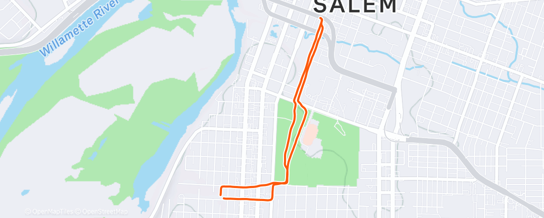 Map of the activity, Lunch Walk