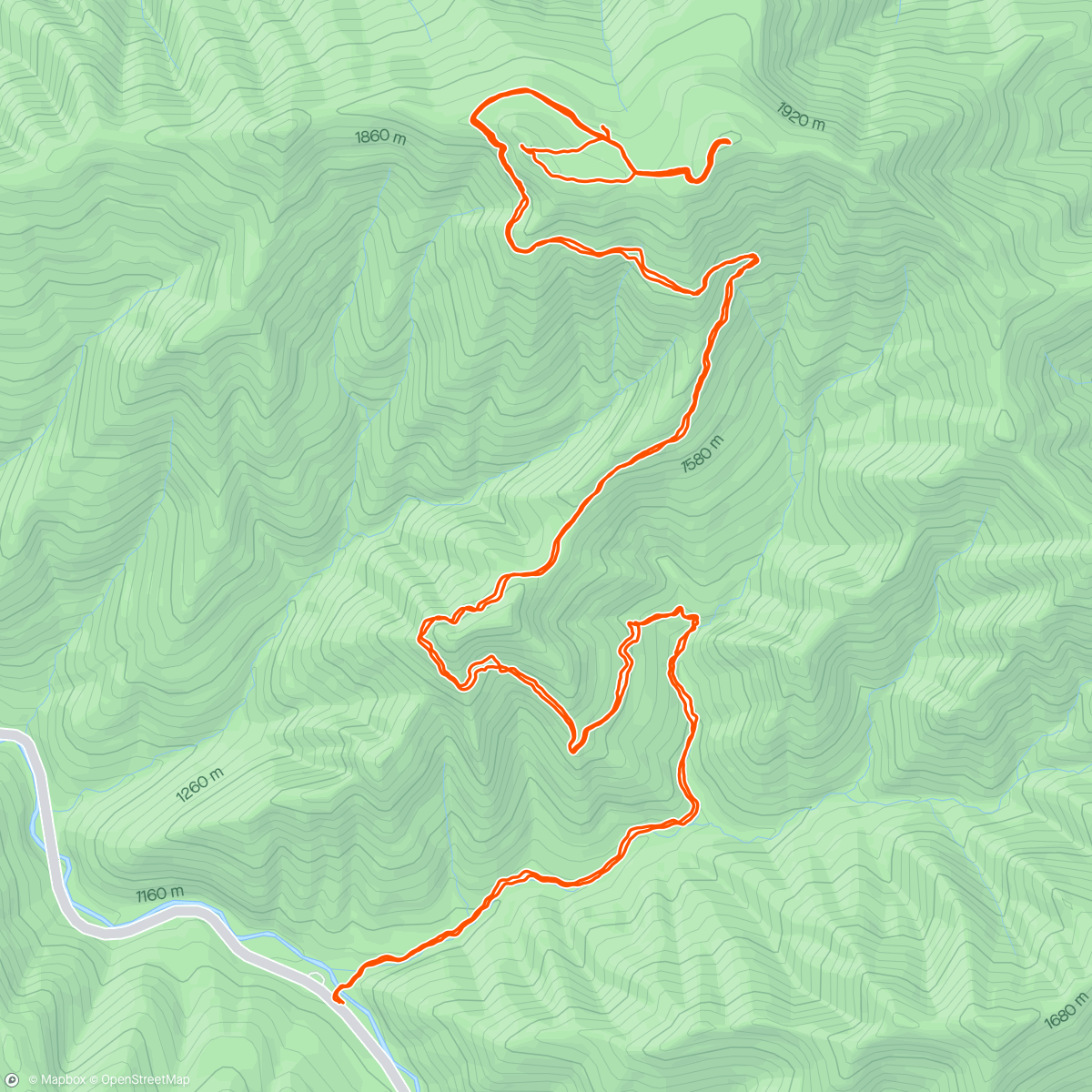 Map of the activity, Le Conte Adventure with Emily