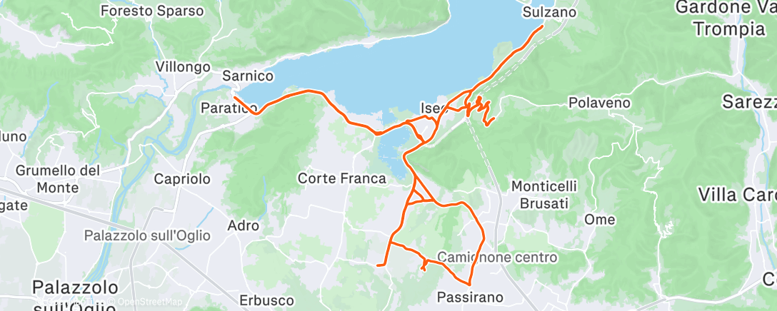 Mapa da atividade, Sprint + torque 😝