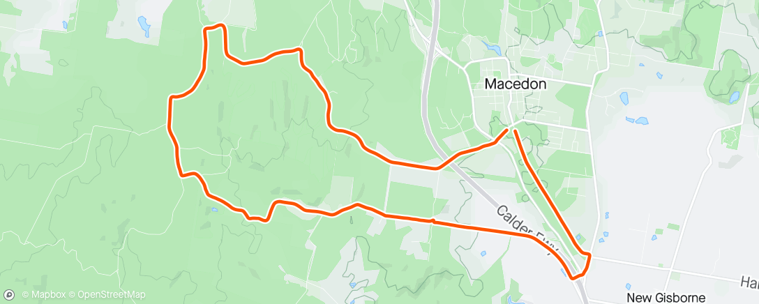「FulGaz - Wombat Gravel Loop」活動的地圖