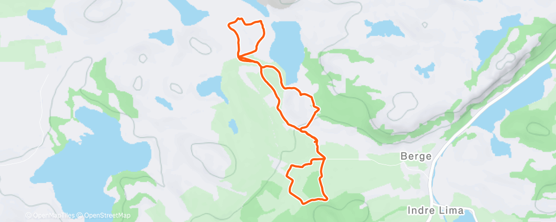 Карта физической активности (Morning Hike)