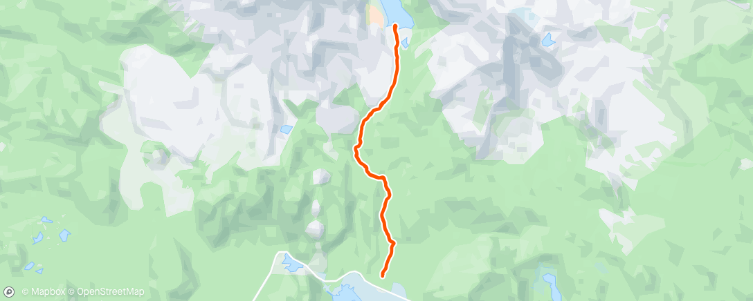 Map of the activity, Green Lakes!