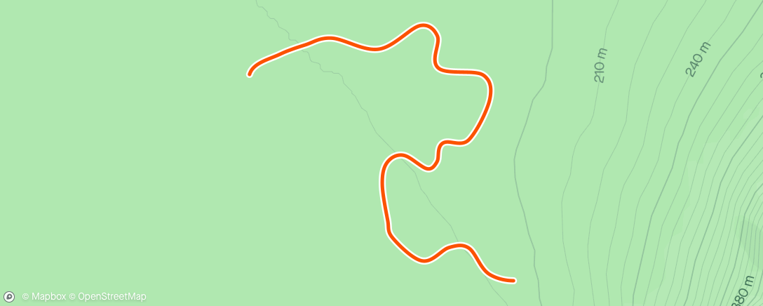 Map of the activity, Zwift - TriDot 2024-05-21 Easy Run in Watopia