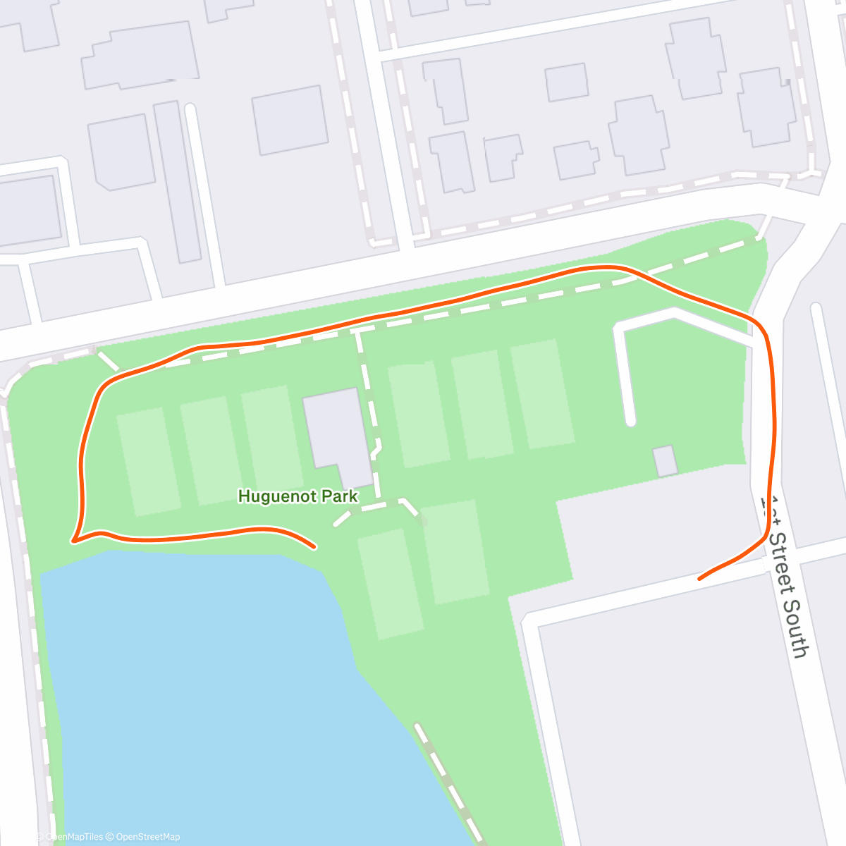 Map of the activity, Another Beautiful Sunset!