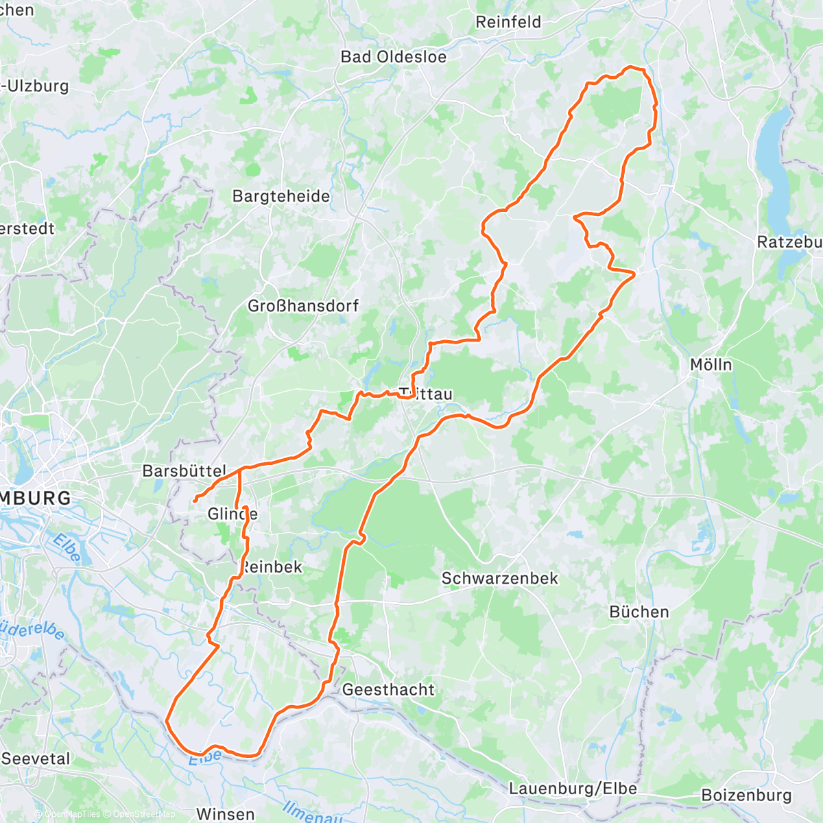 Map of the activity, ☕️🍰 in Bergrade