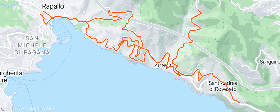 Karte der Aktivität „Sessione di mountain biking mattutina”