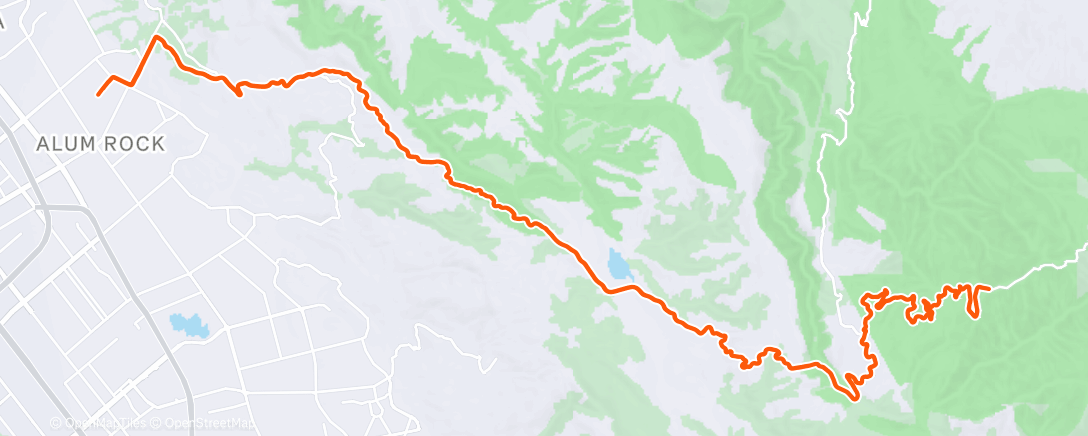 Map of the activity, Morning Ride