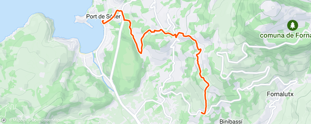 Map of the activity, Pre-Mallorca UTMB trot 1/11/2024